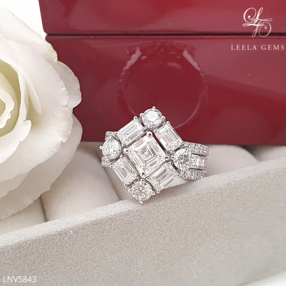 แหวนเพชร Asscher cut