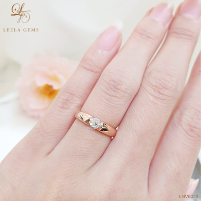 แหวนเพชรเม็ดเดียว