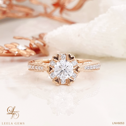 Halo Engagement Ring