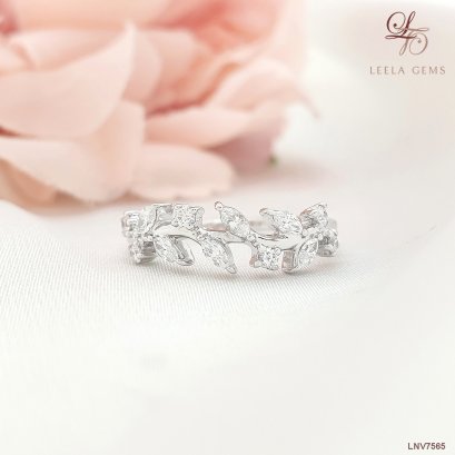 แหวนเพชรใบมะกอก