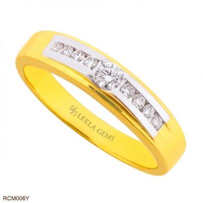 แหวนเพชรชาย ตัวเรือนทอง