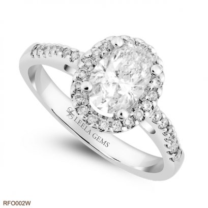 แหวนเพชรรูปไข่