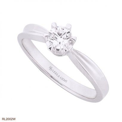 แหวนแต่งงานเพชรน้ำ 100