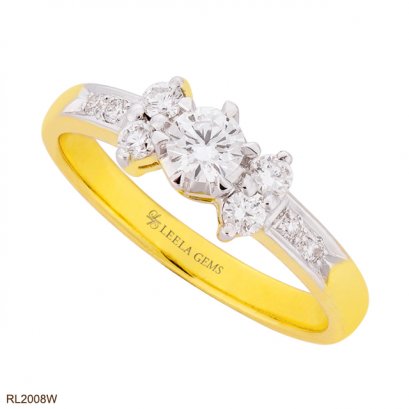 แหวนแต่งงานเพชร