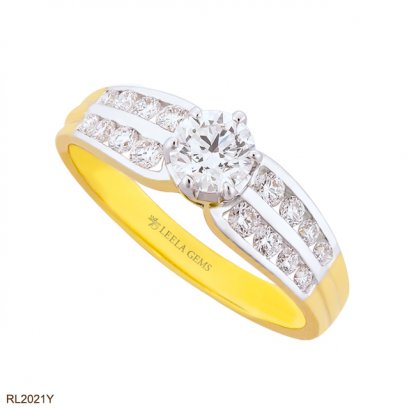 แหวนแต่งงานเพชรน้ำ 100