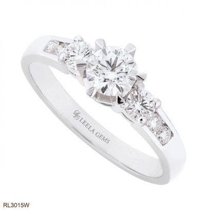 แหวนหมั้นเพชร น้ำ 100