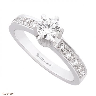 แหวนหมั้นเพชร น้ำ 100