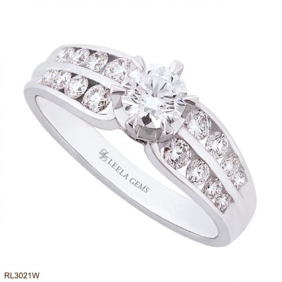 แหวนแต่งงานเพชรน้ำ 99