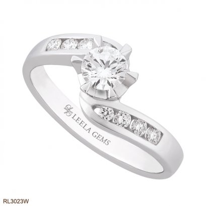 แหวนเพชรน้ำ 100