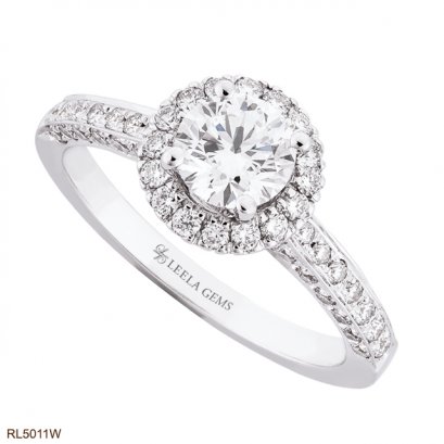 แหวนหมั้นเพชร 3 มิติ