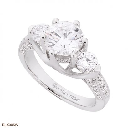 แหวนเพชรชูไซส์กะรัต