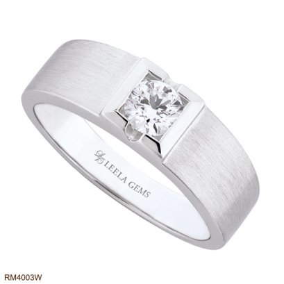 แหวนเพชรชาย น้ำ 100