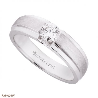 แหวนหมั้นเพชรชาย น้ำ 100