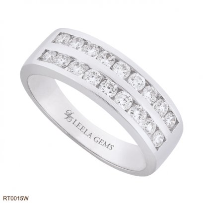 แหวนเพชร 2 แถว