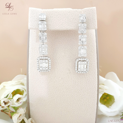 ต่างหูเพชรระย้า