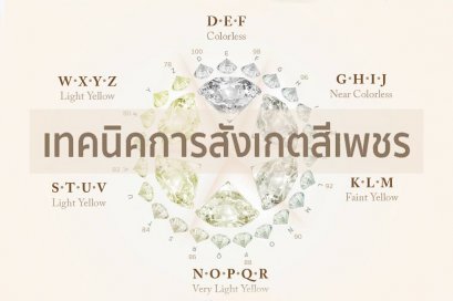 เทคนิคการดูสีเพชร