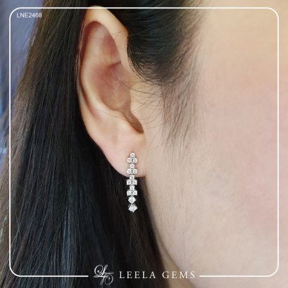 ต่างหูเพชรตุ้งติ้ง