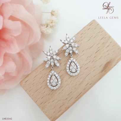 Drop Diamond Earrings