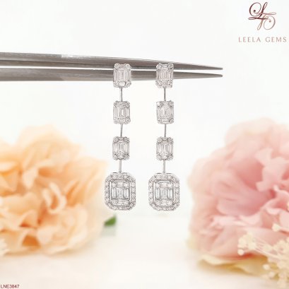 Elegant Diamond Earrings