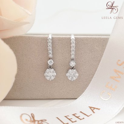 ต่างหูเพชรตุ้งติ้ง