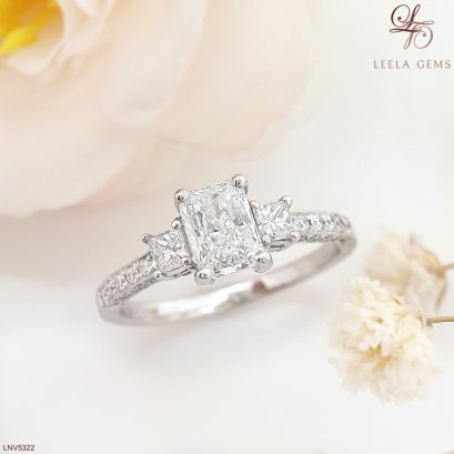 Radiant Cut Diamond Ring