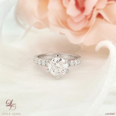 แหวนเพชรไซส์กะรัต