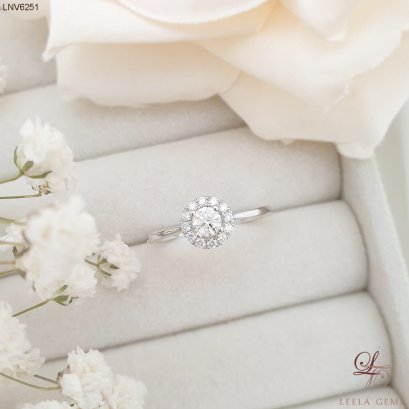 Halo Engagement Ring