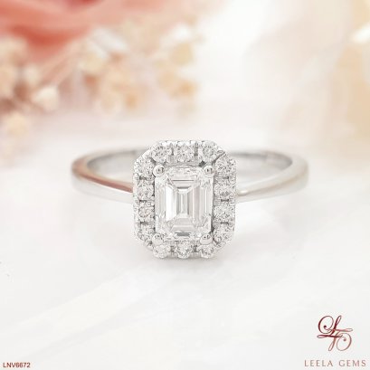 Emerald Cut Diamond Ring