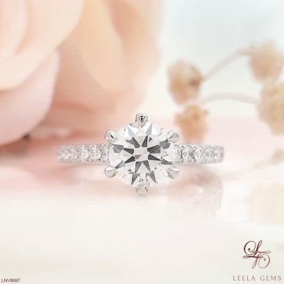 แหวนเพชรไซส์กะรัต