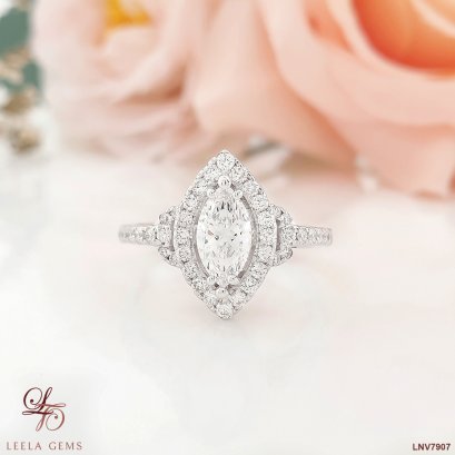 แหวนเพชรมาคี น้ำ 100