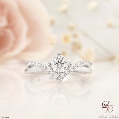 แหวนเพชรน้ำ 100