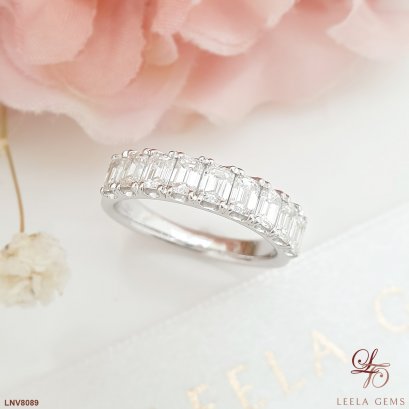 แหวนแถว เพชร Emerald