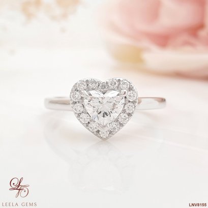 0.50 ct Heart Diamond Ring