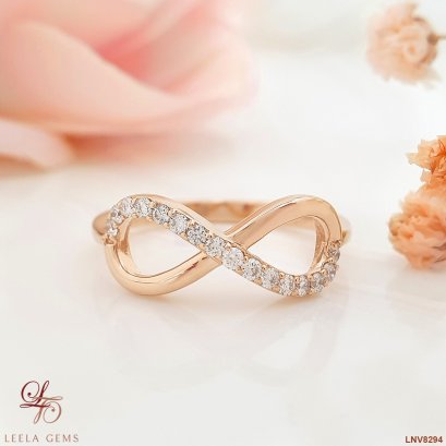 Diamond infinity Ring