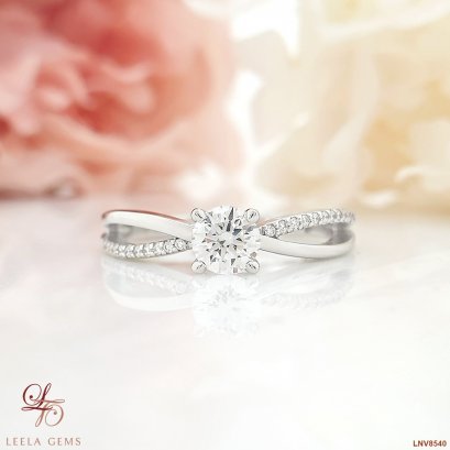 แหวนเพชรน้ำ100