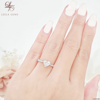 Heart-shaped Diamond Ring