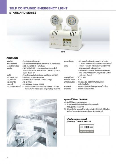 MAXBRIGHT : Self Contained Emergeny Light