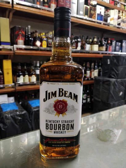 Jim Beam White Label Bourbon 750ML