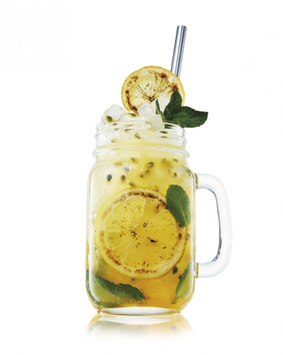 Grilled Lemon Honey Fizz