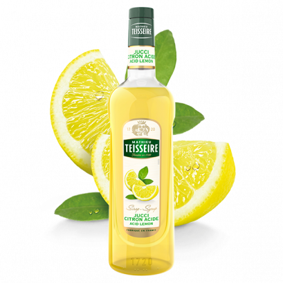 Mathieu Teisseire Lemon syrup 100 cl / ไซรัป แมททิวเตสแซร์ กลิ่นเลมอน