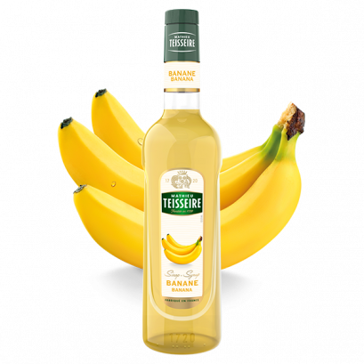 Mathieu Teisseire Banana syrup 70 cl / ไซรัป แมททิวเตสแซร์ กลิ่นกล้วยหอม