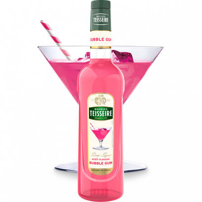 Mathieu Teisseire Bubble Gum syrup 70 cl / ไซรัป แมททิวเตสแซร์ กลิ่นบับเบิ้ลกัม