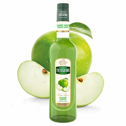 Mathieu Teisseire Green Apple syrup 70 cl / ไซรัป แมททิวเตสแซร์ กลิ่นแอปเปิ้ลเขียว