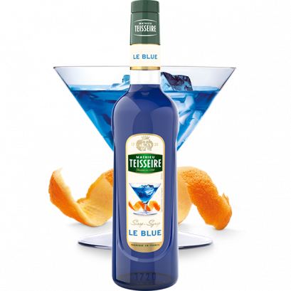 Mathieu Teisseire Le Blue (ฺBlue Curacao) syrup 70 cl / ไซรัป แมททิวเตสแซร์ กลิ่นบลูคูราเซา