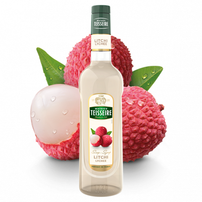 Mathieu Teisseire Lychee (Litchi) syrup 70 cl / ไซรัป แมททิวเตสแซร์ กลิ่นลิ้นจี่