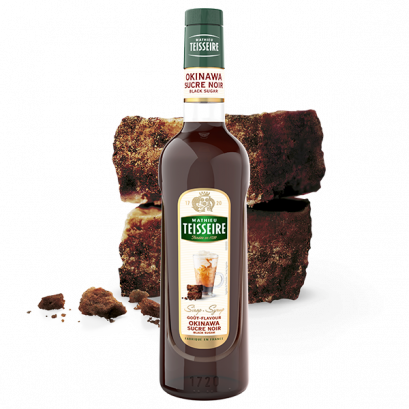 Mathieu Teisseire Okinawa Black Sugar syrup 70 cl / ไซรัป แมททิวเตสแซร์ กลิ่นโอกินาวาแบล็คชูการ์