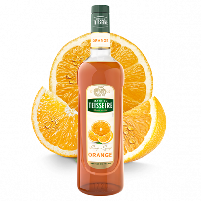 Mathieu Teisseire Orange syrup 100 cl / ไซรัป แมททิวเตสแซร์ กลิ่นส้ม