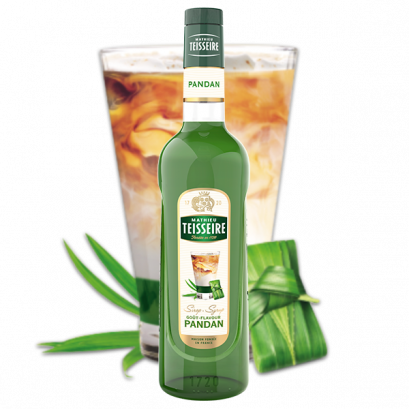 Mathieu Teisseire Pandan syrup 70 cl / ไซรัป แมททิวเตสแซร์ กลิ่นใบเตย