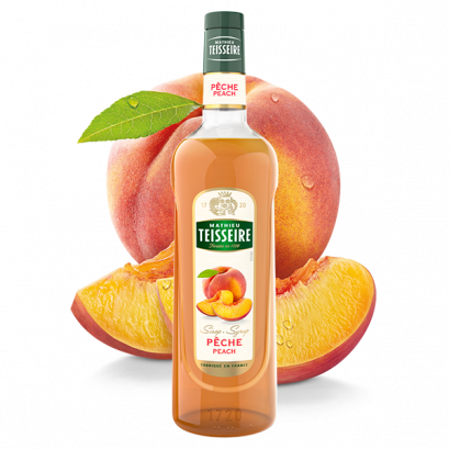 Mathieu Teisseire Peach syrup 70 cl / ไซรัป แมททิวเตสแซร์ กลิ่นพีช