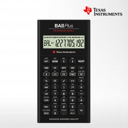 เครื่องคิดเลขการเงิน BA II Plus Professional